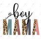 Boy Mama - Clear Cast Decal