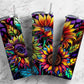 Bright Rainbow Sunflowers - Vinyl Wrap Vinyl