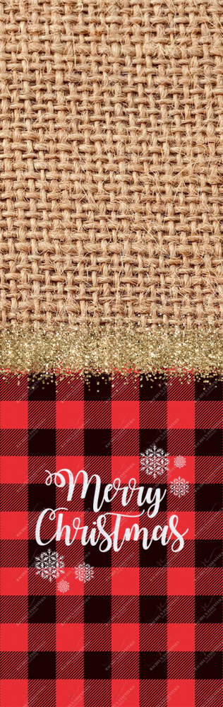 Buffalo Plaid Burlap - Vinyl Pen Wrap