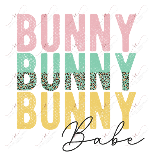 Bunny Babe - Ready To Press Sublimation Transfer Print Sublimation