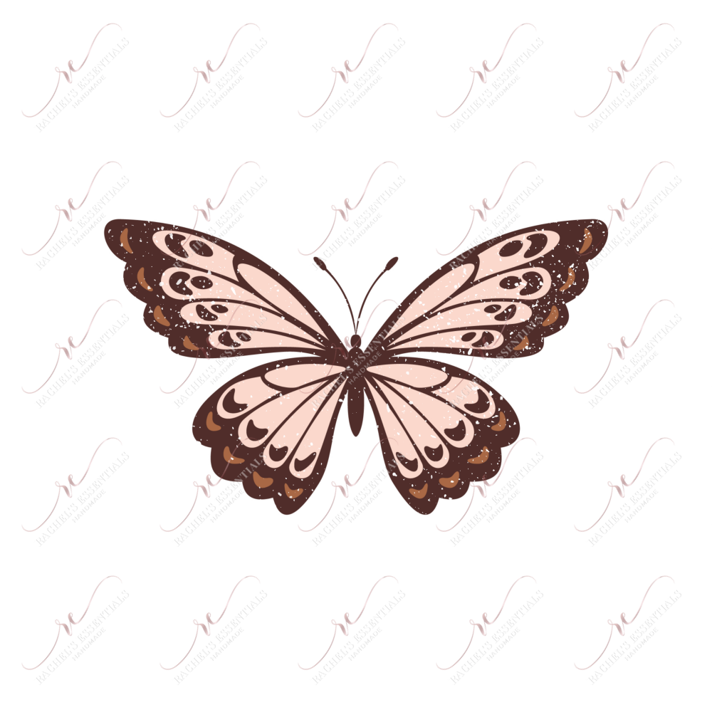 Butterfly - Clear Cast Decal