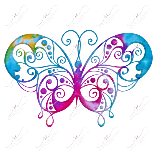 Butterfly Mandala - Ready To Press Sublimation Transfer Print Sublimation