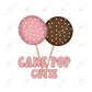 Cake Pops - Clear Cast Decal