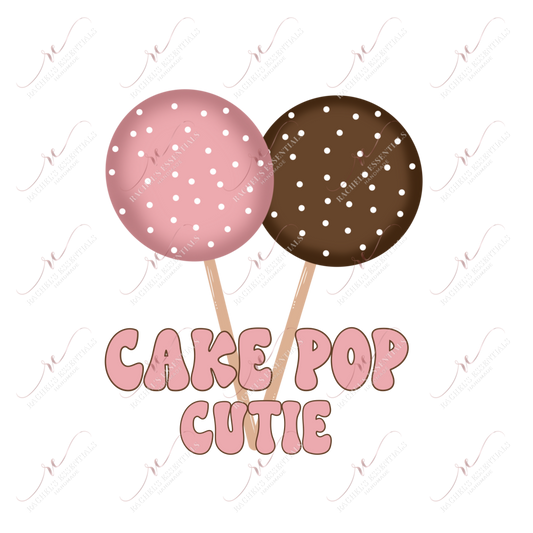 Cake Pops - Clear Cast Decal