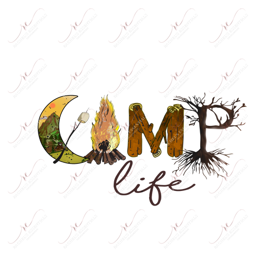 Camp Life - Ready To Press Sublimation Transfer Print Sublimation