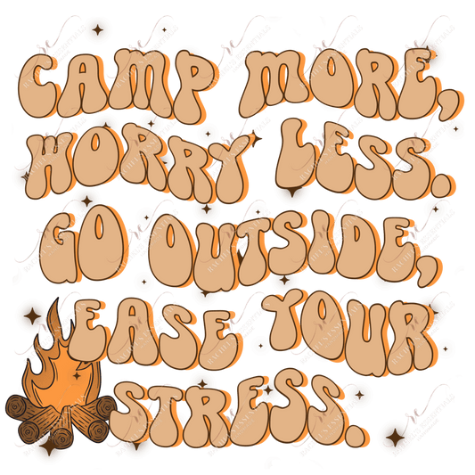 Camp More- Clear Cast Decal