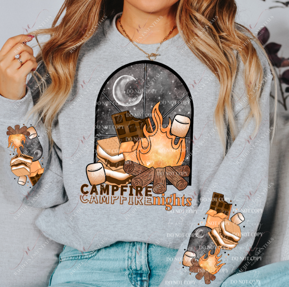 Campfire Nights- Clear Cast Decal