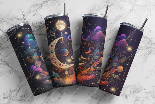 Celestial Moon- Ready To Press Sublimation Transfer Print Sublimation