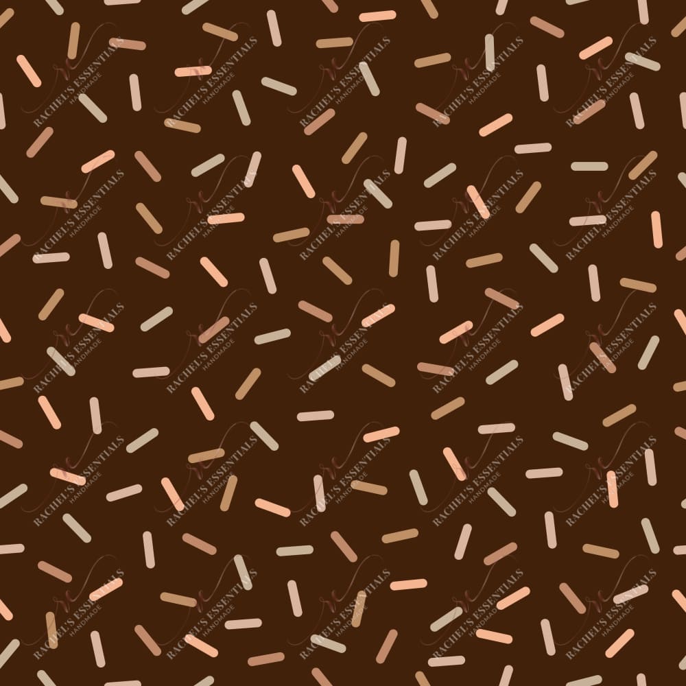 Chocolate Brown Sprinkles - Vinyl Wrap Vinyl