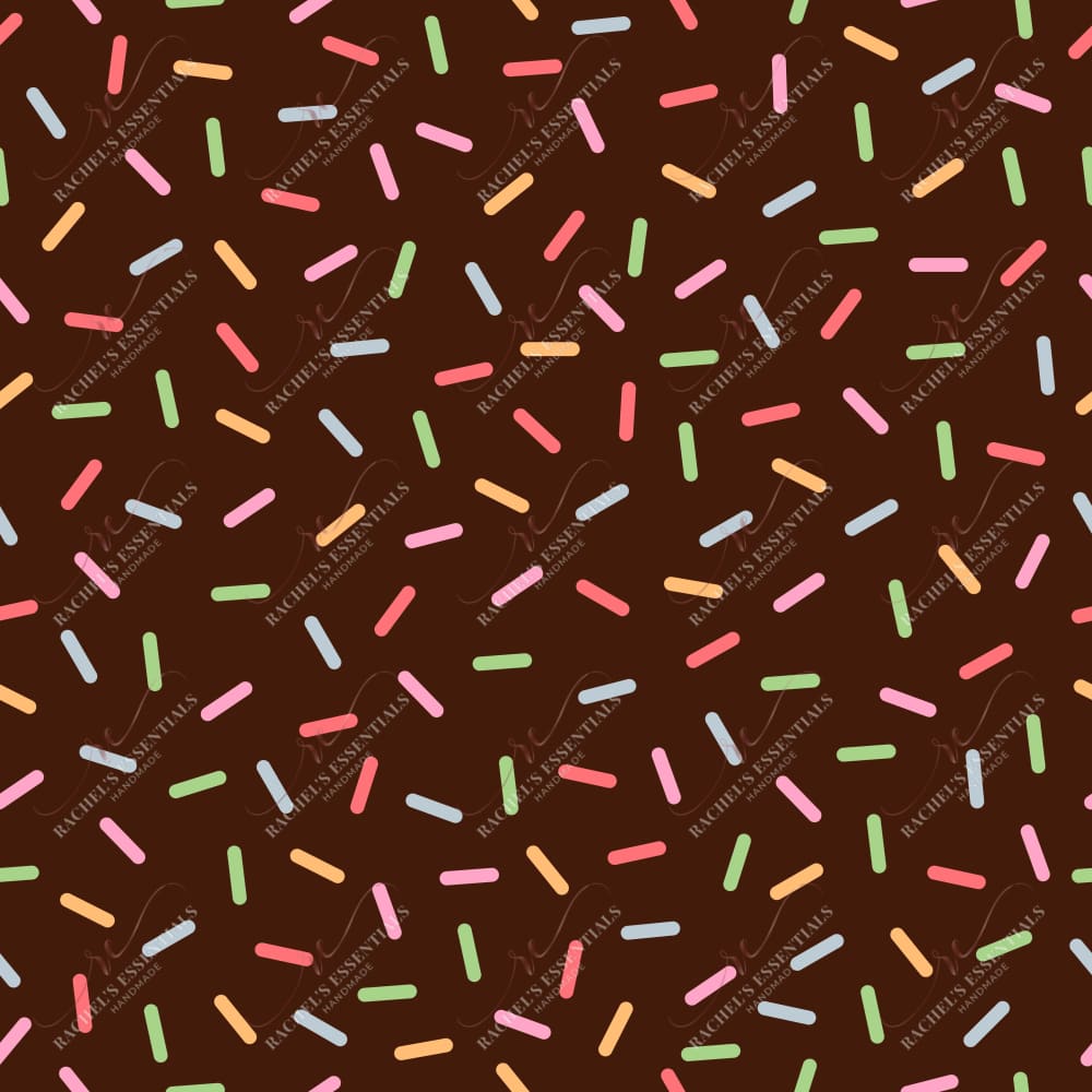 Chocolate Mixed Sprinkles - Vinyl Wrap Vinyl