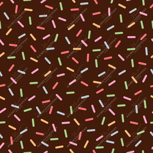 Chocolate Mixed Sprinkles - Vinyl Wrap Vinyl