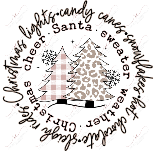 Christmas Logo - Ready To Press Sublimation Transfer Print Sublimation