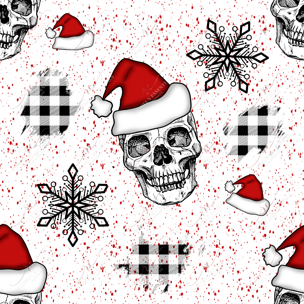 Christmas Skeleton - Ready To Press Sublimation Transfer Print Sublimation