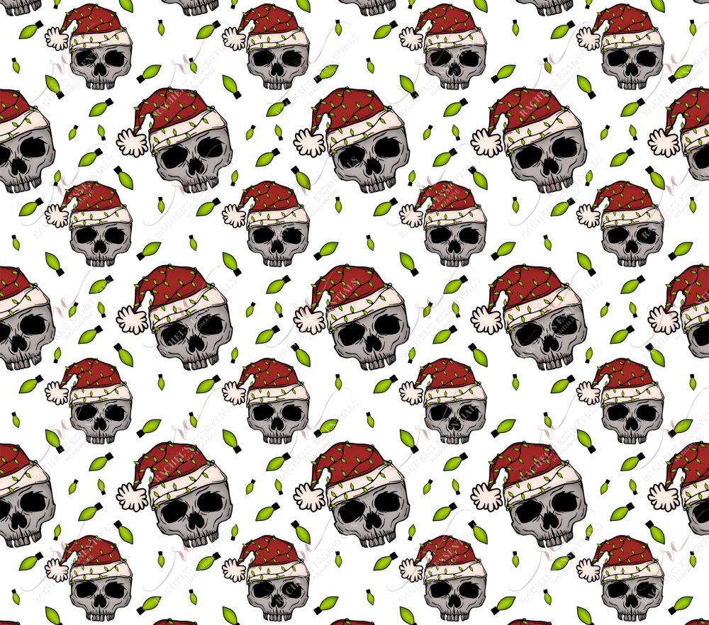 Christmas Skulls - Vinyl Wrap Vinyl