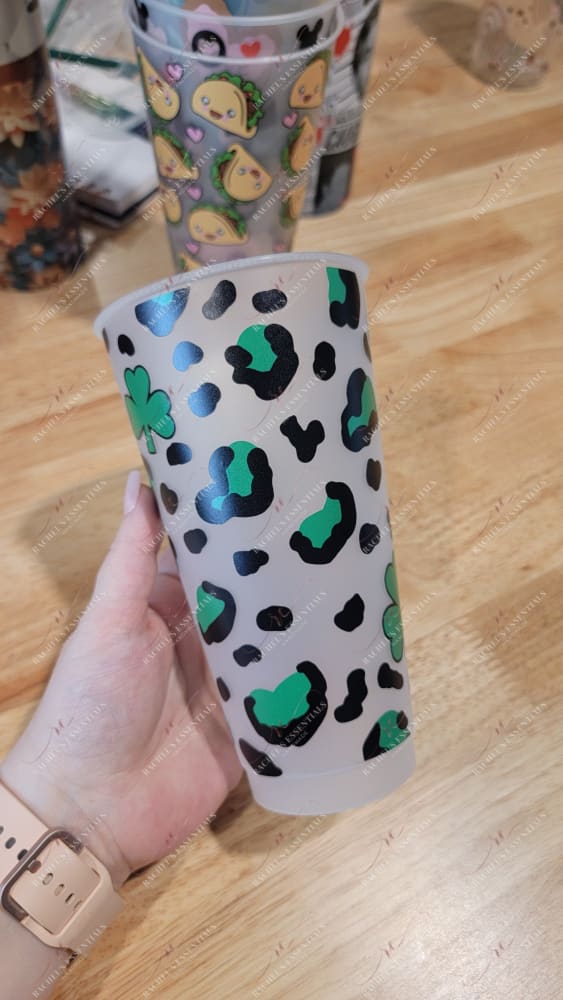 Clover Leopard Cold Cup No Logo