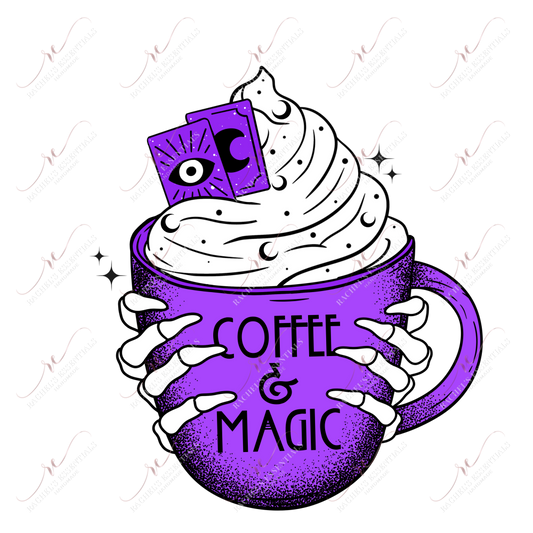 Coffee And Magic Color - Clear Cast Decal