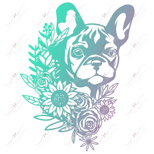 Colorful Dog - Ready To Press Sublimation Transfer Print Sublimation