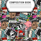 90s characters - Composition notebook vinyl