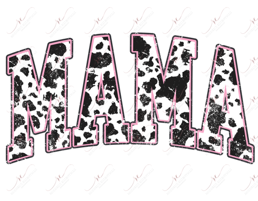 Cow Print Mama Decal