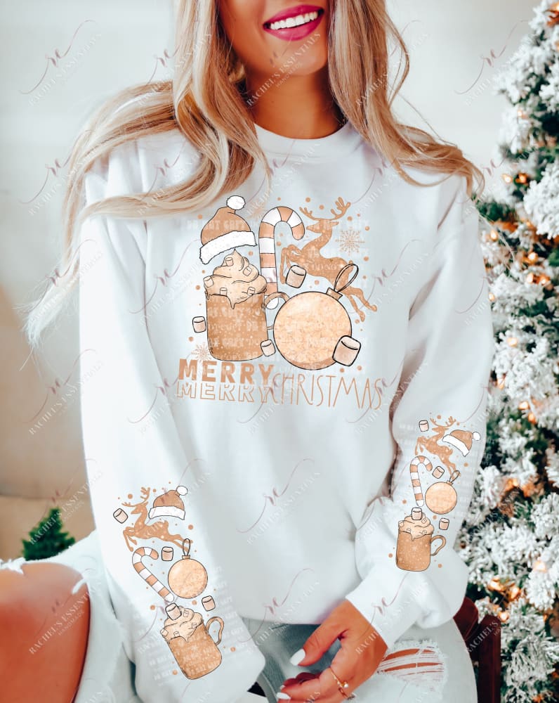 Cozy Christmas Sleeve- Clear Cast Decal