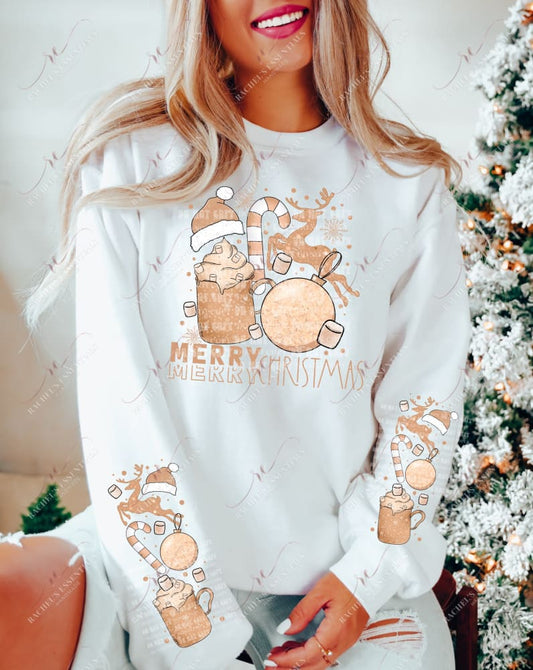 Cozy Christmas Sleeve - Ready To Press Sublimation Transfer Print Sublimation