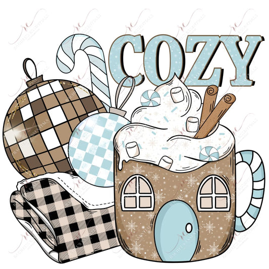 Cozy - Ready To Press Sublimation Transfer Print 12/23 Sublimation