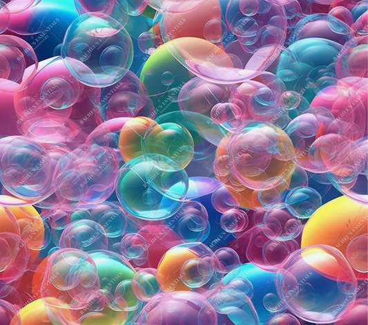 Crystal Glass Bubbles - Vinyl Wrap Seamless Vinyl