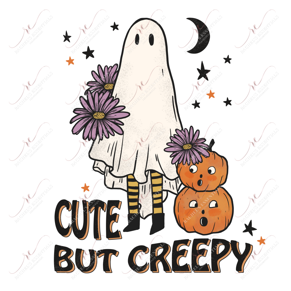 Cute But Creepy - Clear Cast Decal