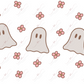 Cute Ghosts Libby- Ready To Press Sublimation Transfer Print Sublimation