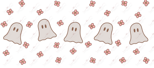 Cute Ghosts Libby- Ready To Press Sublimation Transfer Print Sublimation