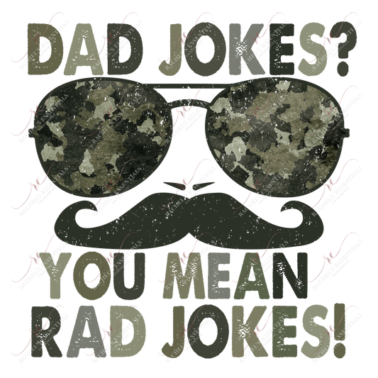 Dad Jokes You Mean Rad - Htv Transfer