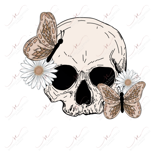 Daisy Skull- Htv Transfer