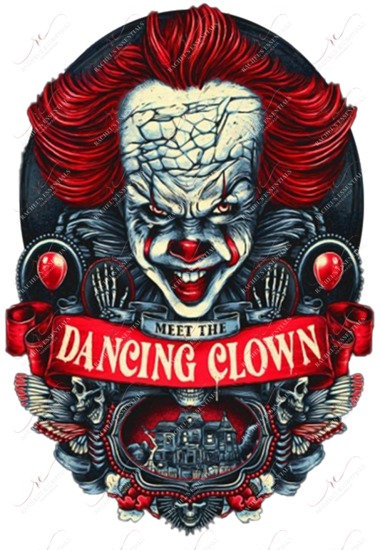 Dancing Clown - Clear Cast Decal