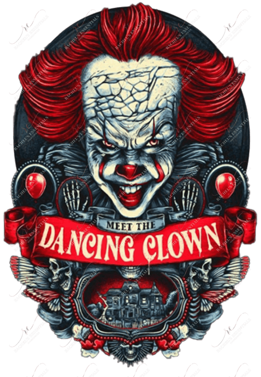 Dancing Clown - Clear Cast Decal