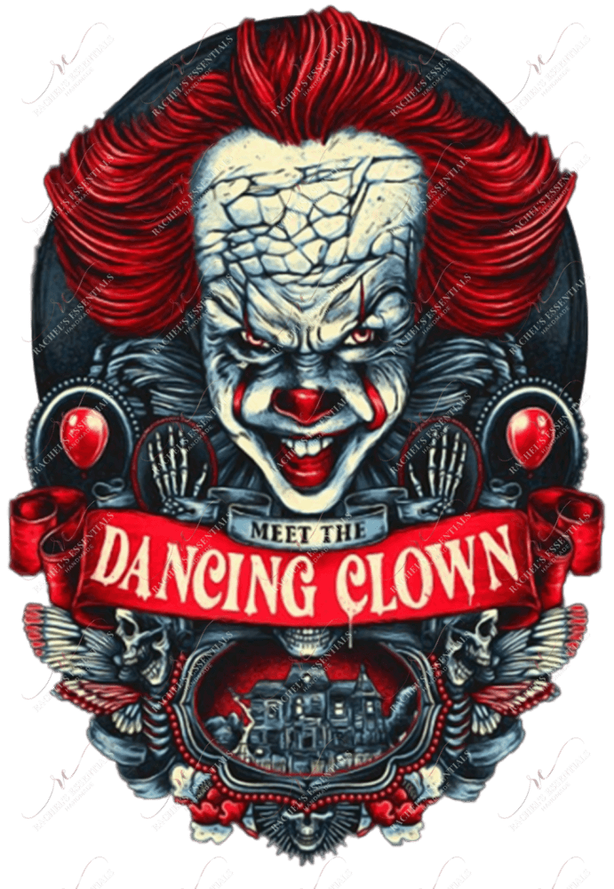 Dancing Clown - Clear Cast Decal