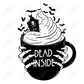 Dead Inside Black - Clear Cast Decal