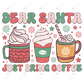 Dear Santa Just Bring Coffee - Ready To Press Sublimation Transfer Print Sublimation