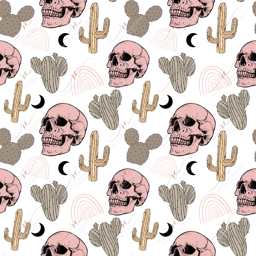 Desert Skulls - Ready To Press Sublimation Transfer Print Sublimation