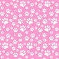 Dog Paws Pink - Ready To Press Sublimation Transfer Print Sublimation