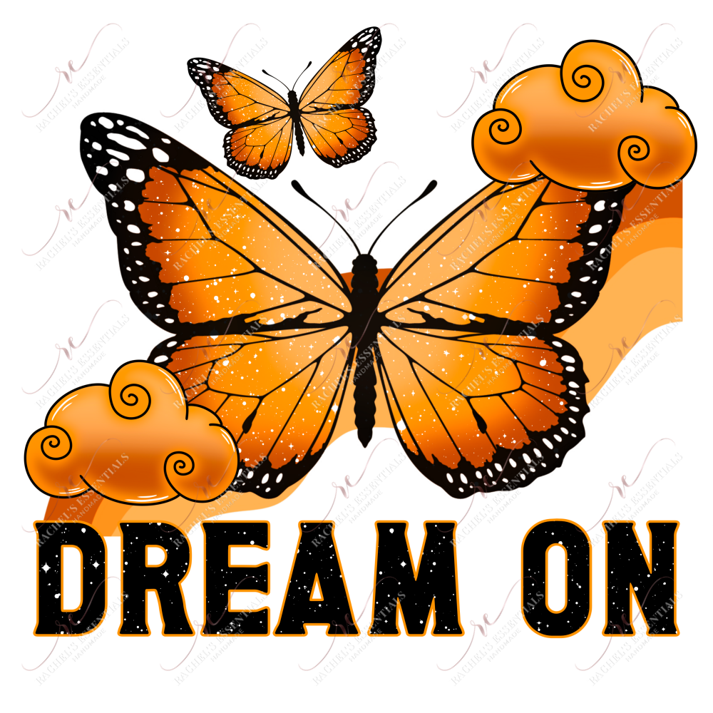 Dream On- Clear Cast Decal