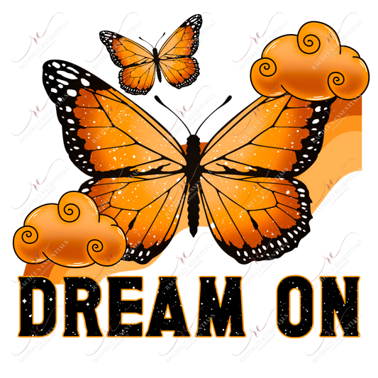 Dream On- Clear Cast Decal