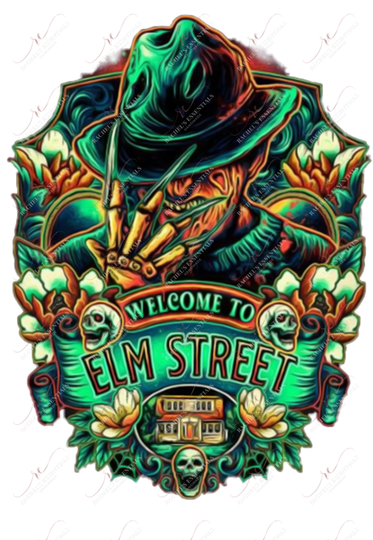 Elm Street - Ready To Press Sublimation Transfer Print Sublimation
