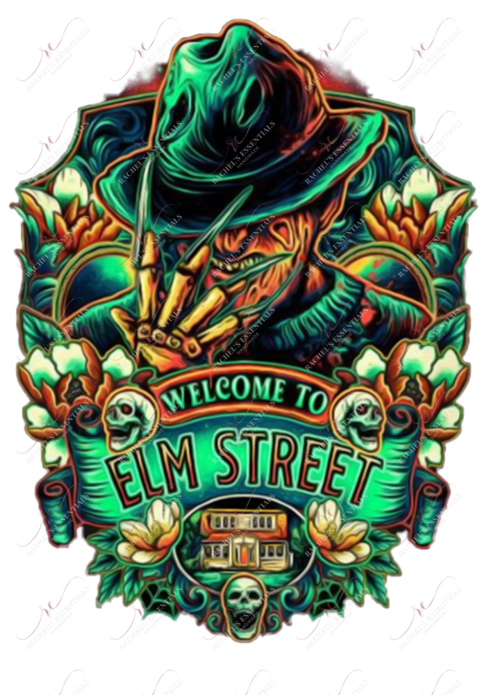 Elm Street - Ready To Press Sublimation Transfer Print Sublimation