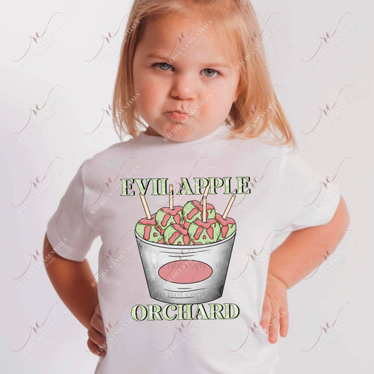 Evil Apple Orchard - Ready To Press Sublimation Transfer Print Sublimation