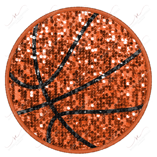 Faux Sequin Basketball - Htv Transfer 10/23