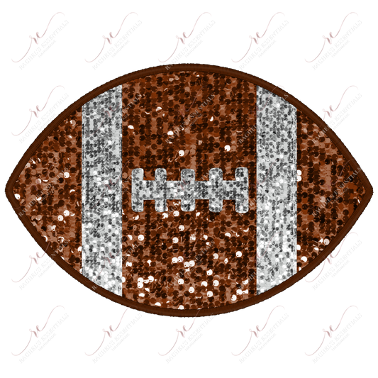 Faux Sequin Football - Htv Transfer 10/23