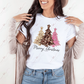 Faux Sequin Merry Christmas - Ready To Press Sublimation Transfer Print Sublimation