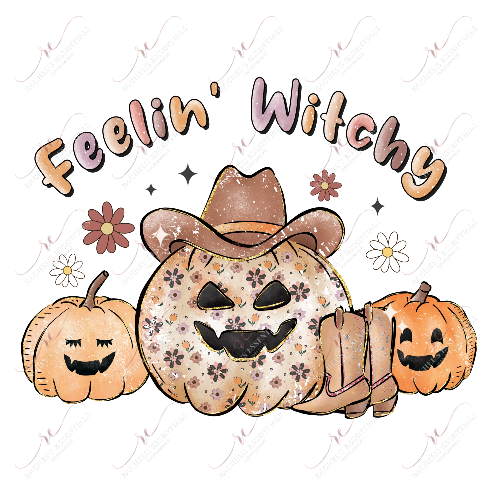 Feelin Witchy - Clear Cast Decal