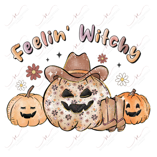 Feelin Witchy - Clear Cast Decal