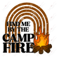 Find Me By The Campfire- Clear Cast Decal